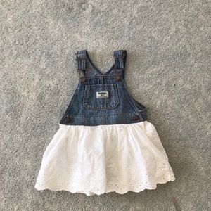 12-18 month Oshkosh overall jumper dress